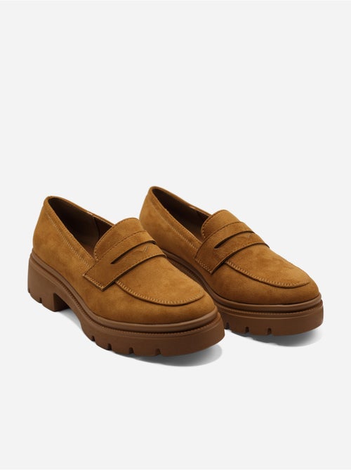 Mocassins effet daim - C M - Kiabi