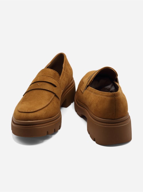 Mocassins effet daim - C M - Kiabi