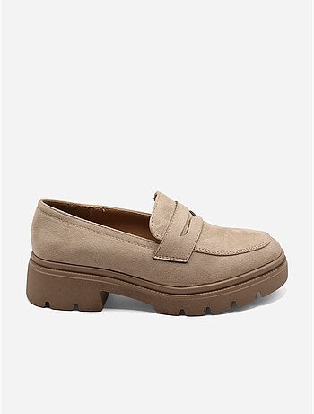 Mocassins effet daim - C M