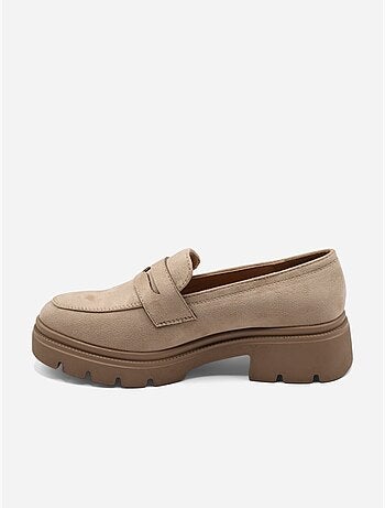 Mocassins effet daim - C M