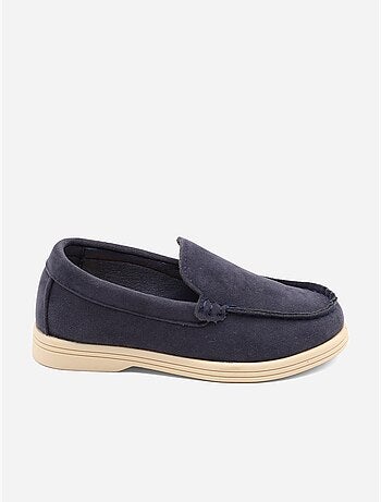 Mocassins effet daim