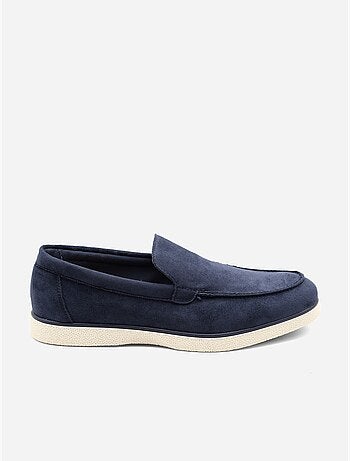 Mocassins effet daim