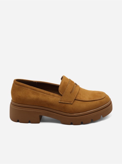 Mocassins effet daim - Kiabi
