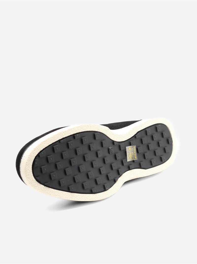 Mocassins effet daim Noir - Kiabi