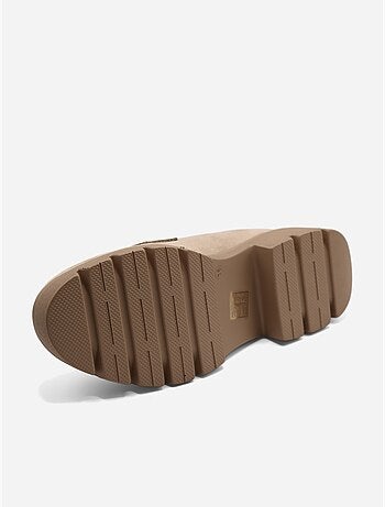 Mocassins effet daim