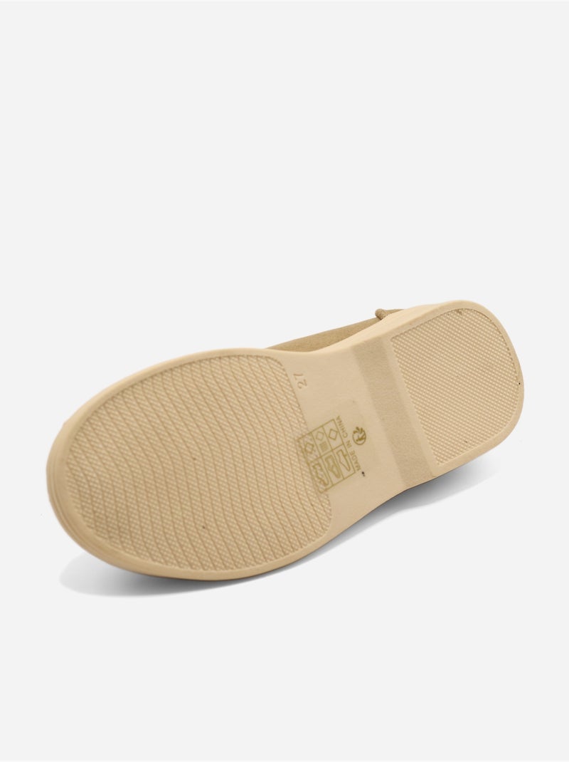 Mocassins effet daim Taupe - Kiabi