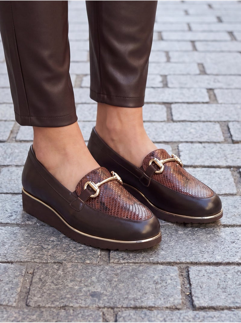 Mocassins élastiqués - PEDICONFORT Marron - Kiabi
