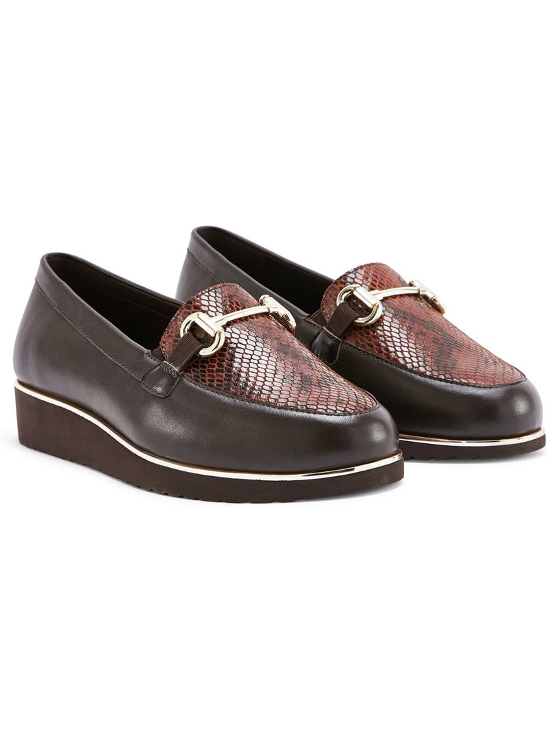 Mocassins élastiqués - PEDICONFORT Marron - Kiabi