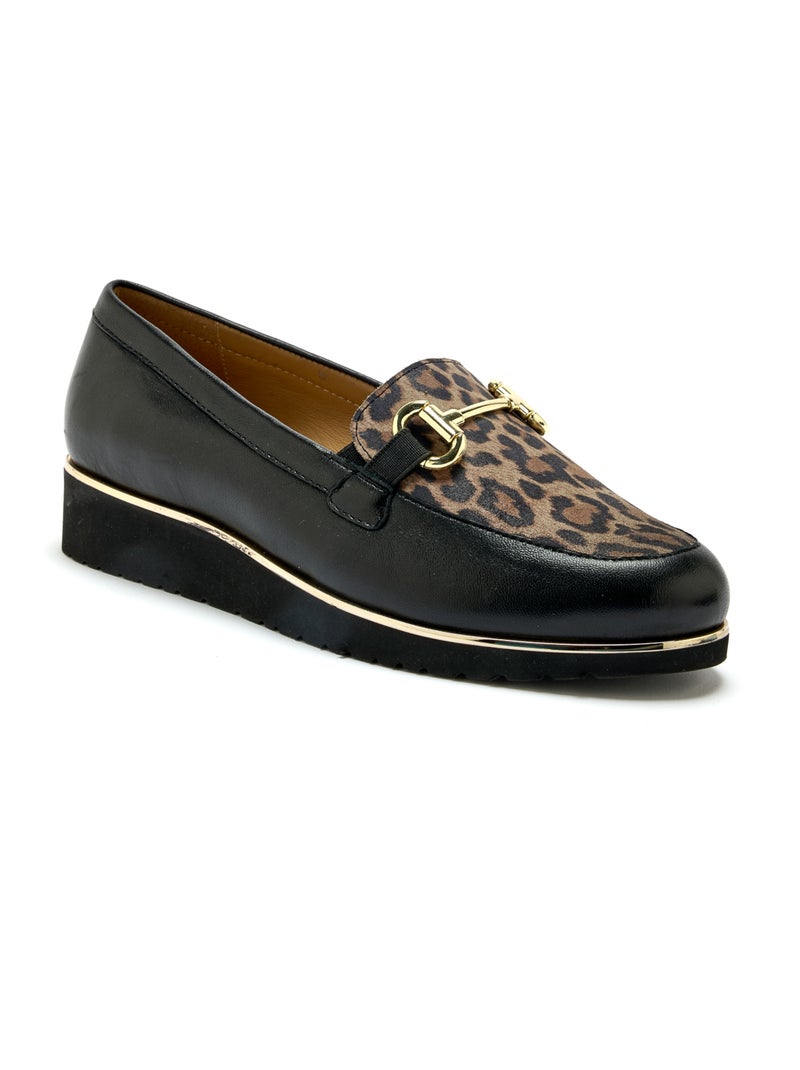 Mocassins élastiqués - PEDICONFORT Noir Multicolore - Kiabi
