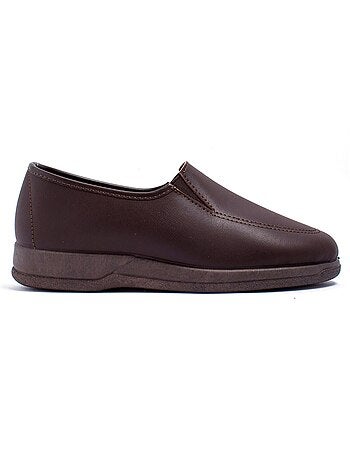 Mocassins élastiqués confort en cuir - Afibel