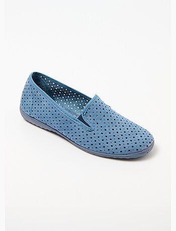 Mocassins élastiqués perforés largeur confort - afibel