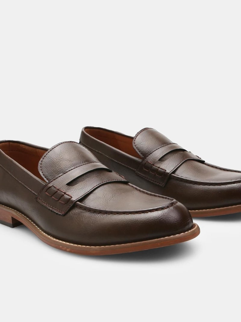 Mocassins élégants BATA Marron - Kiabi