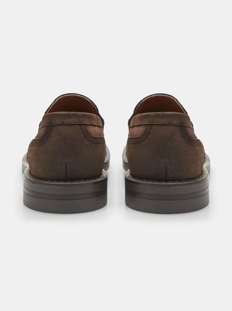 Mocassins élégants  BATA Taupe - Kiabi