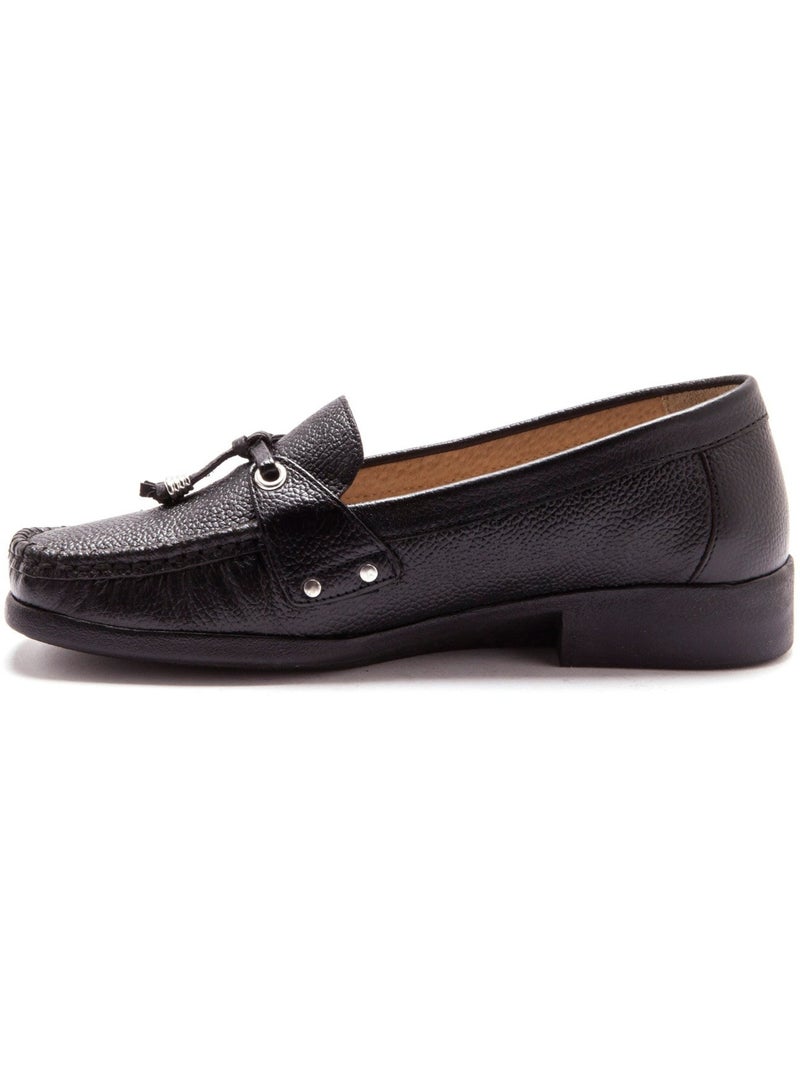 Mocassins en cuir - PEDICONFORT Noir Noir - Kiabi