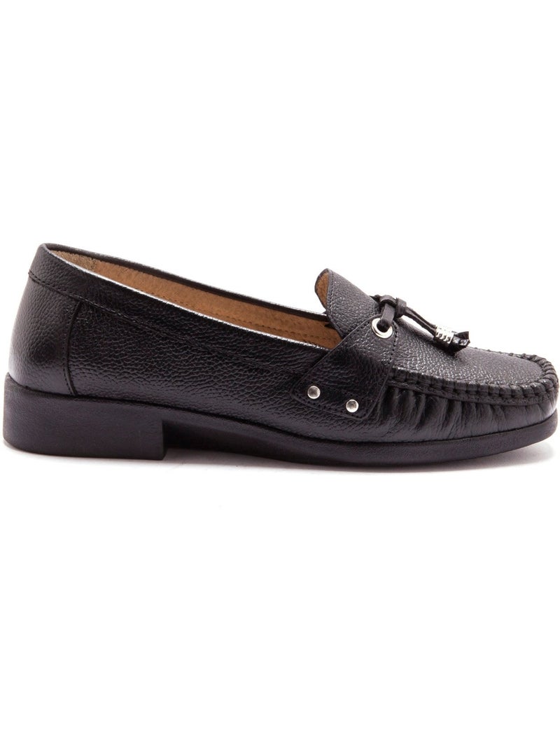 Mocassins en cuir - PEDICONFORT Noir Noir - Kiabi