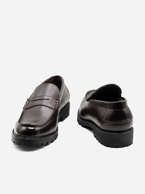 Mocassins en cuir - Uomo - Kiabi
