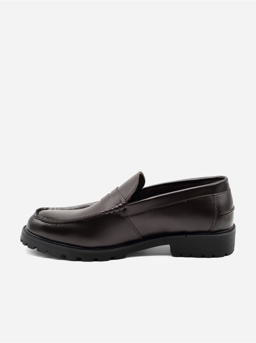 Mocassins en cuir - Uomo - Kiabi
