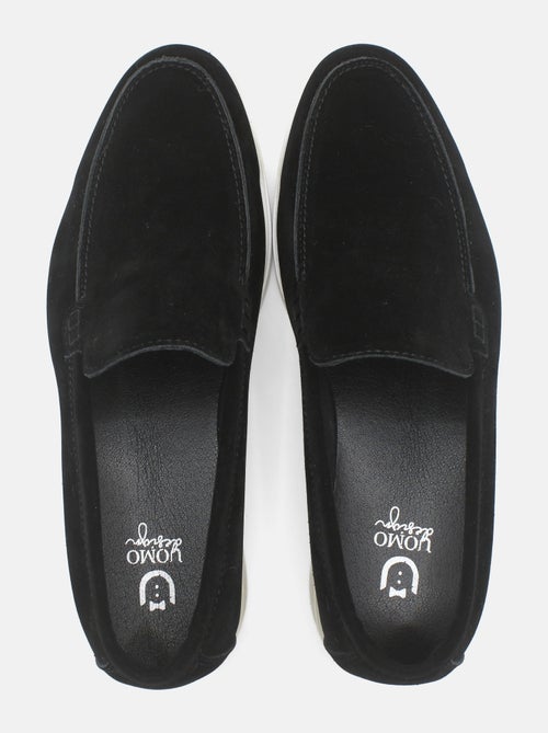Mocassins en cuir - Uomo - Kiabi