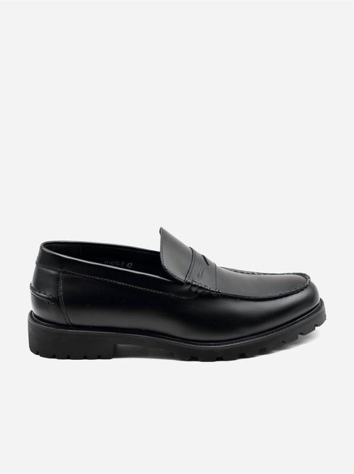 Mocassins en cuir - Uomo - Kiabi