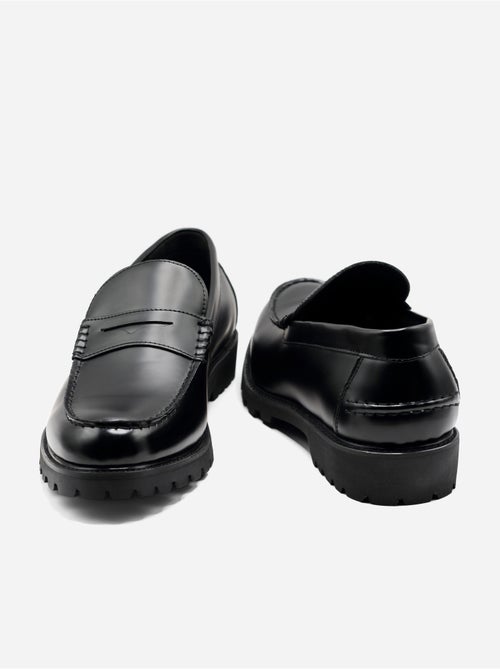 Mocassins en cuir - Uomo - Kiabi