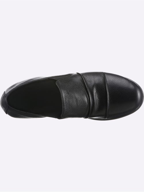 Mocassins en cuir avec bride élastique et semelle amortissante - Taille standard - Witt - Kiabi Mocassins en cuir avec bride élastique et semelle amortissante - Taille standard - Witt - Kiabi