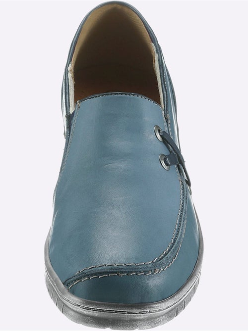 Mocassins en cuir avec élastiques latéraux et semelle amortissante - Taille standard - Witt - Kiabi Mocassins en cuir avec élastiques latéraux et semelle amortissante - Taille standard - Witt - Kiabi