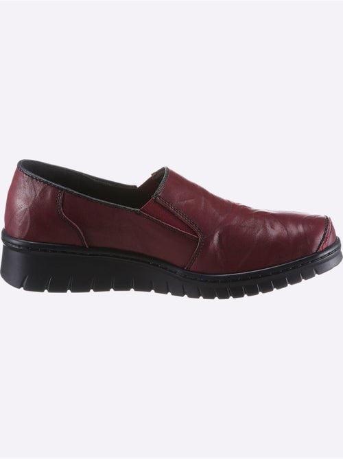 Mocassins en cuir avec élastiques latéraux et semelle amortissante - Taille standard - Witt - Kiabi Mocassins en cuir avec élastiques latéraux et semelle amortissante - Taille standard - Witt - Kiabi