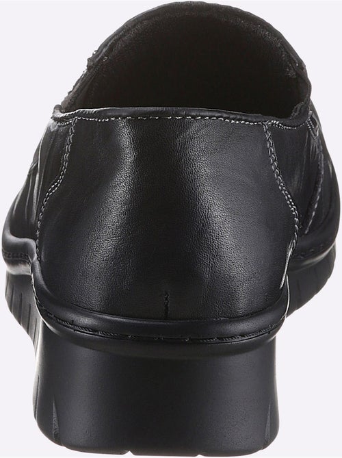 Mocassins en cuir avec élastiques latéraux et semelle amortissante - Taille standard - Witt - Kiabi Mocassins en cuir avec élastiques latéraux et semelle amortissante - Taille standard - Witt - Kiabi