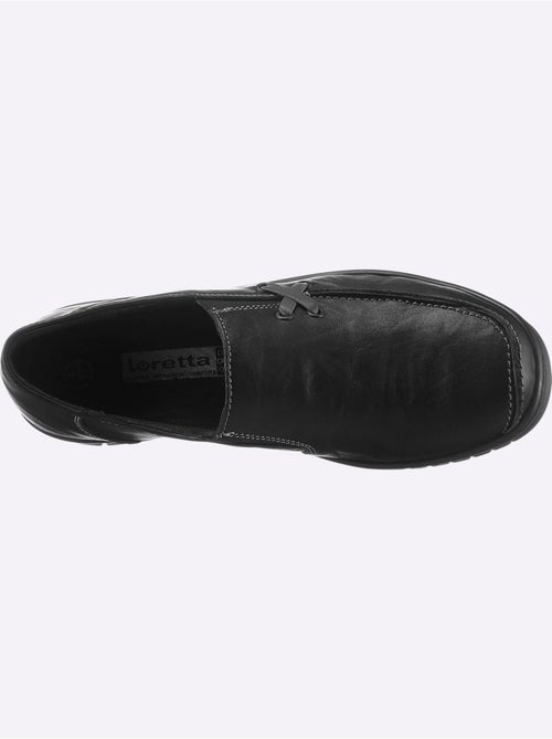 Mocassins en cuir avec élastiques latéraux et semelle amortissante - Taille standard - Witt - Kiabi Mocassins en cuir avec élastiques latéraux et semelle amortissante - Taille standard - Witt - Kiabi