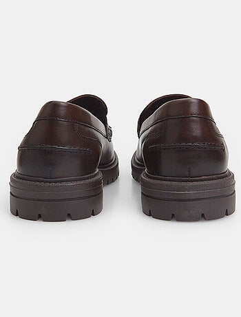 Mocassins en cuir avec semelle track BATA