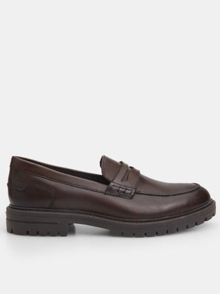 Mocassins en cuir avec semelle track BATA