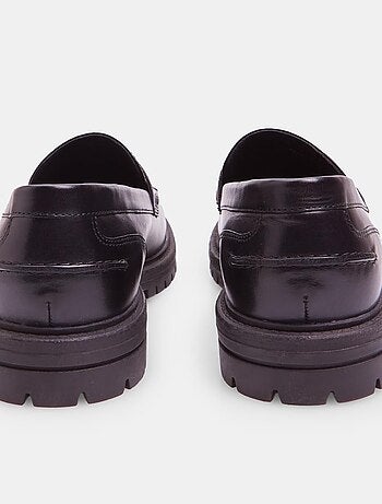 Mocassins en cuir avec semelle track BATA