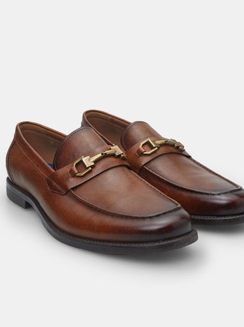 mocassins en cuir Bata 24H - Kiabi
