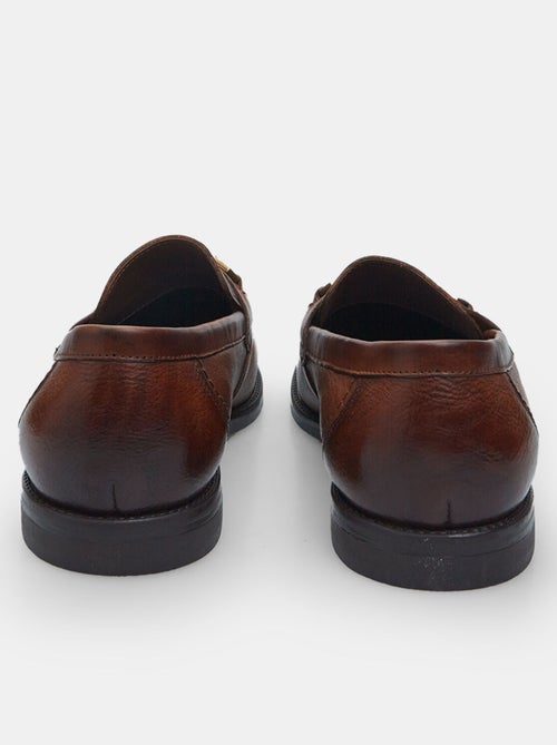 mocassins en cuir Bata 24H - Kiabi