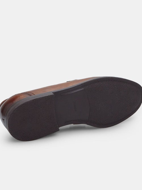 mocassins en cuir Bata 24H - Kiabi