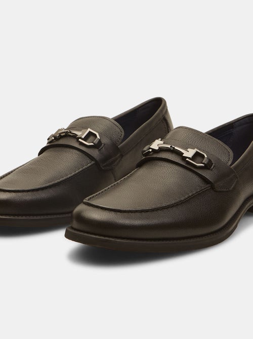 mocassins en cuir Bata 24H - Kiabi