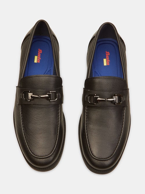 mocassins en cuir Bata 24H - Kiabi