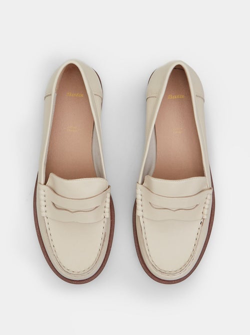 Mocassins en cuir BATA - Kiabi
