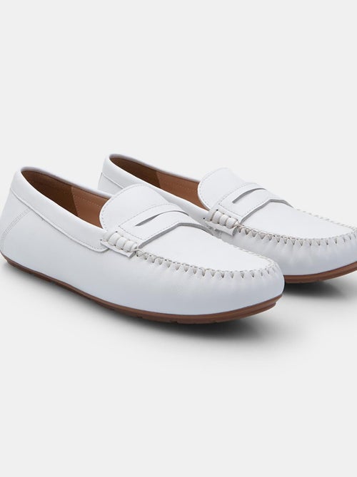 Mocassins en cuir Bata - Kiabi