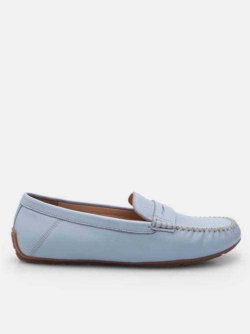 Mocassins en cuir Bata - Kiabi