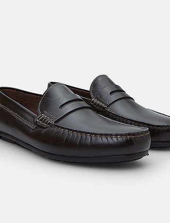 Mocassins en cuir BATA