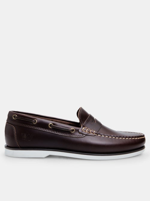Mocassins en cuir BATA - Kiabi