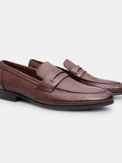 Mocassins en cuir BATA - Kiabi