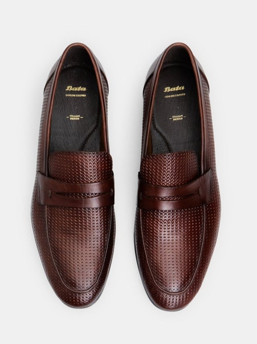Mocassins en cuir BATA - Kiabi