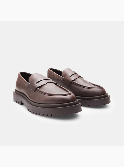 Mocassins en cuir  BATA - Kiabi