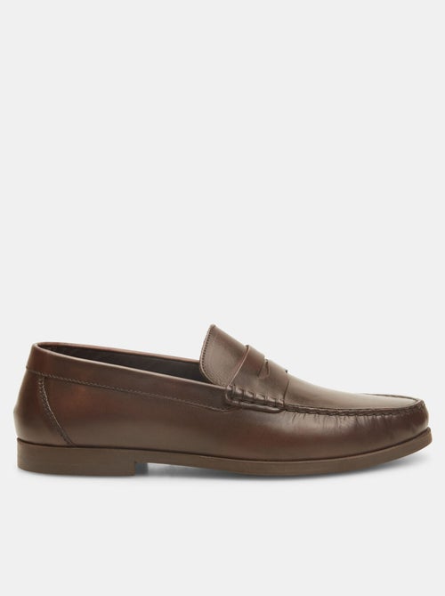 Mocassins en cuir BATA - Kiabi
