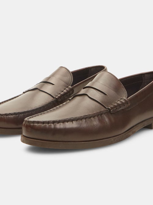 Mocassins en cuir BATA - Kiabi