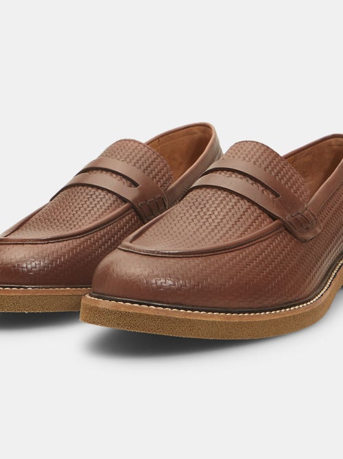 Mocassins en cuir BATA - Kiabi