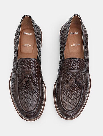 mocassins en cuir BATA