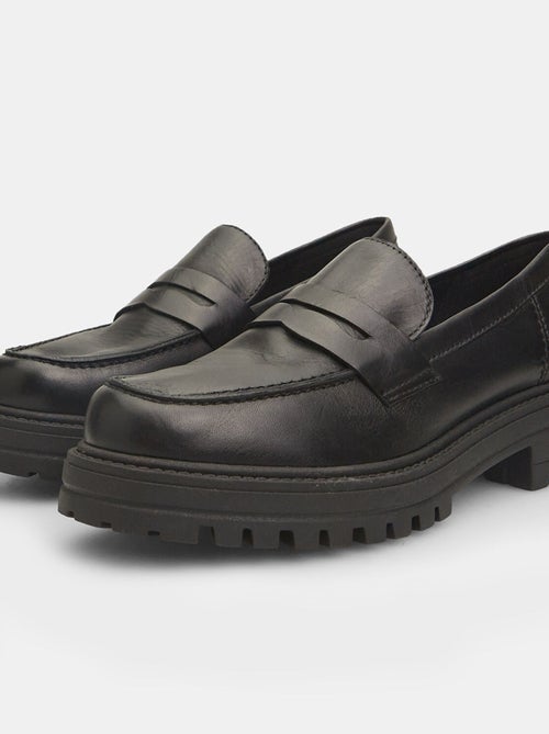 Mocassins en cuir BATA - Kiabi